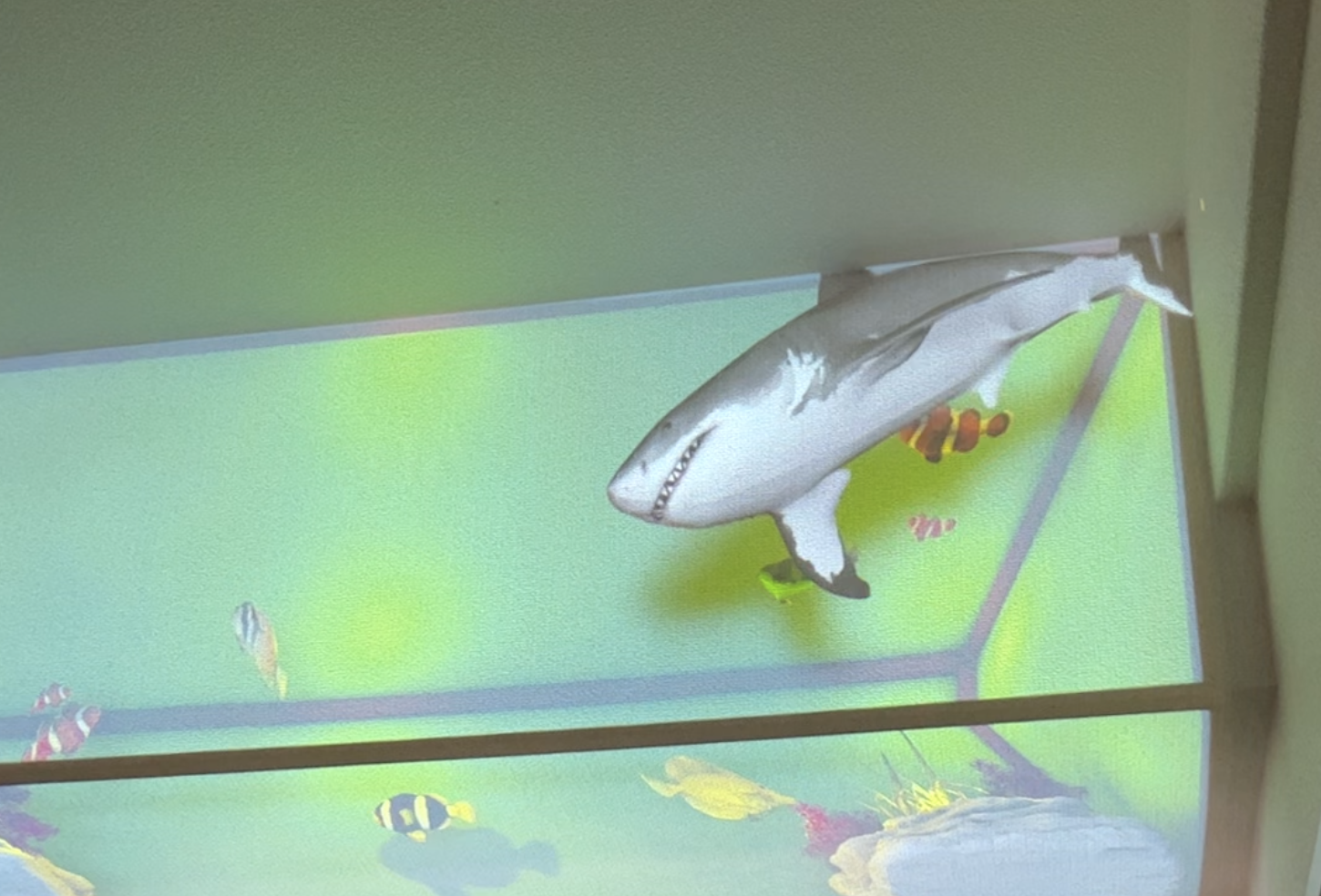 プロジェクションマッピング 天井