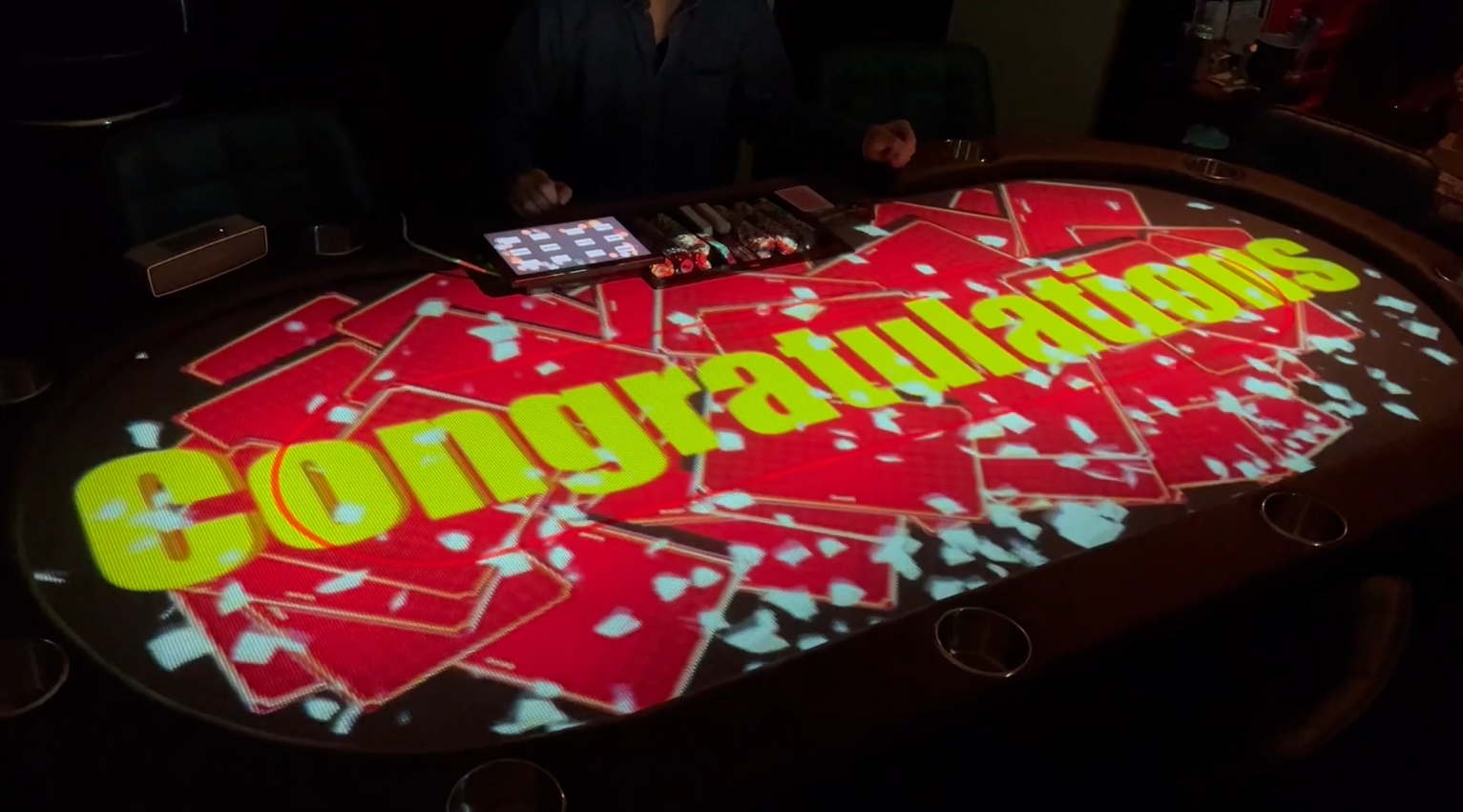 プロジェクションマッピング テーブル