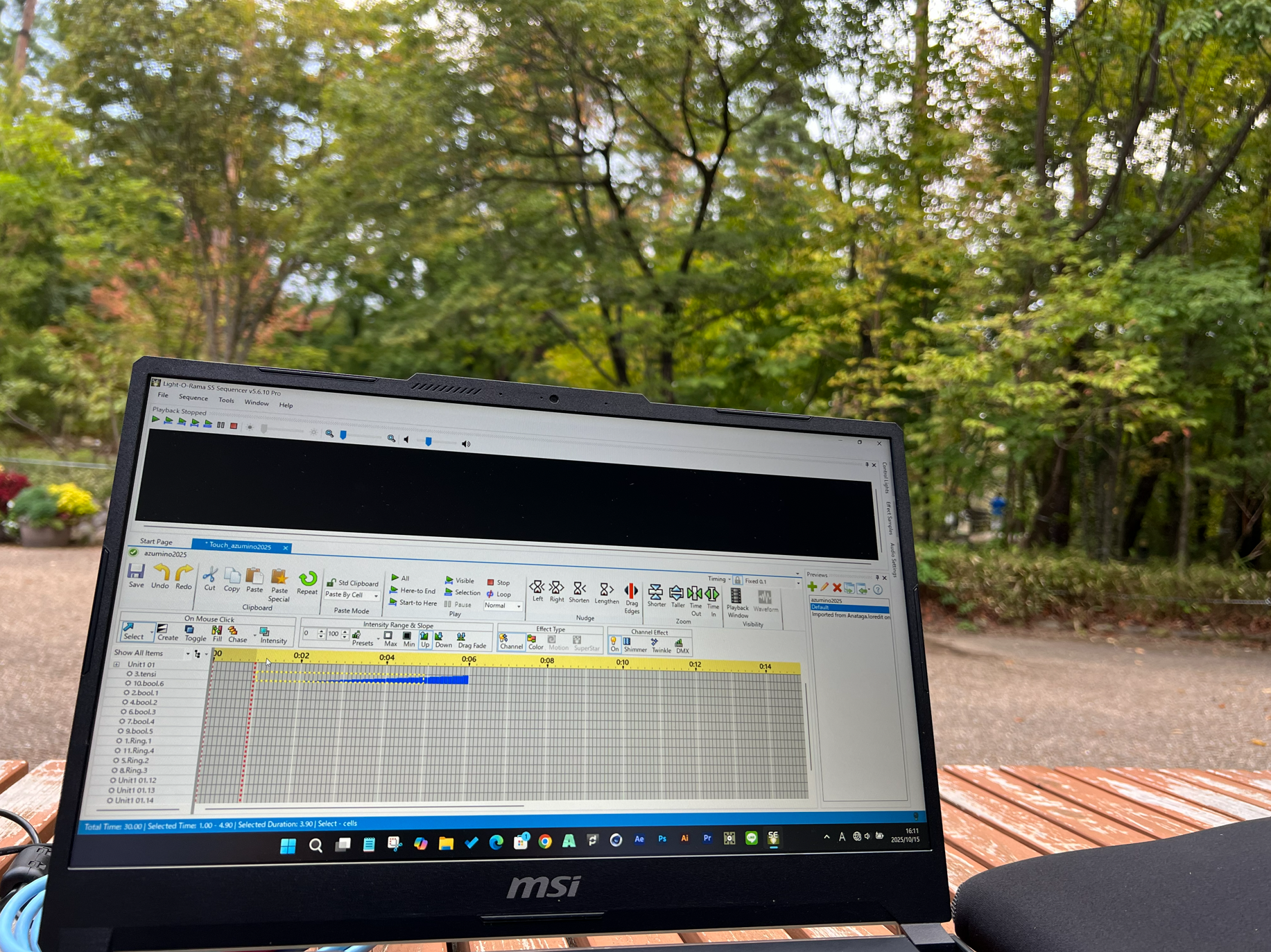 長野県安曇野イルミネーション3