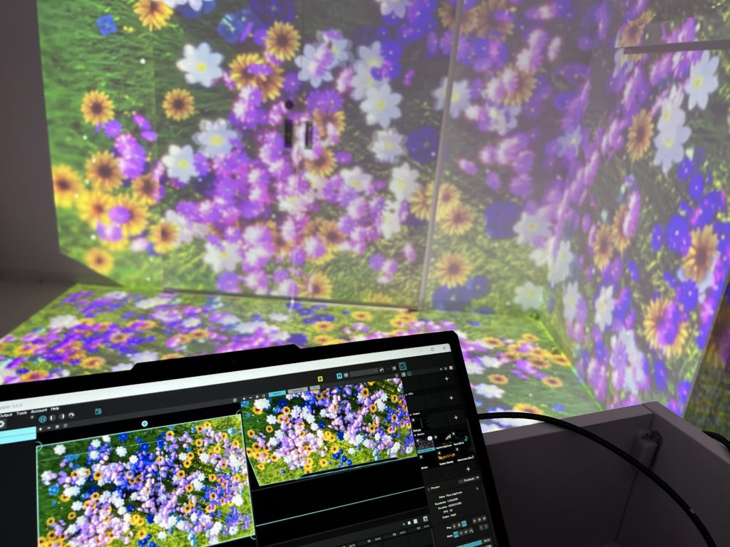 沖縄プロジェクションマッピング 室内 店舗